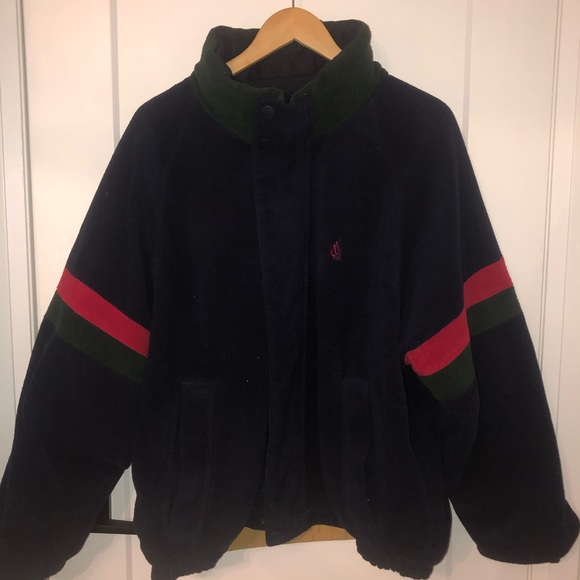 Vintage 90’s Nautica Reversible Fleece-Lined Jacket - Picture 3 of 11